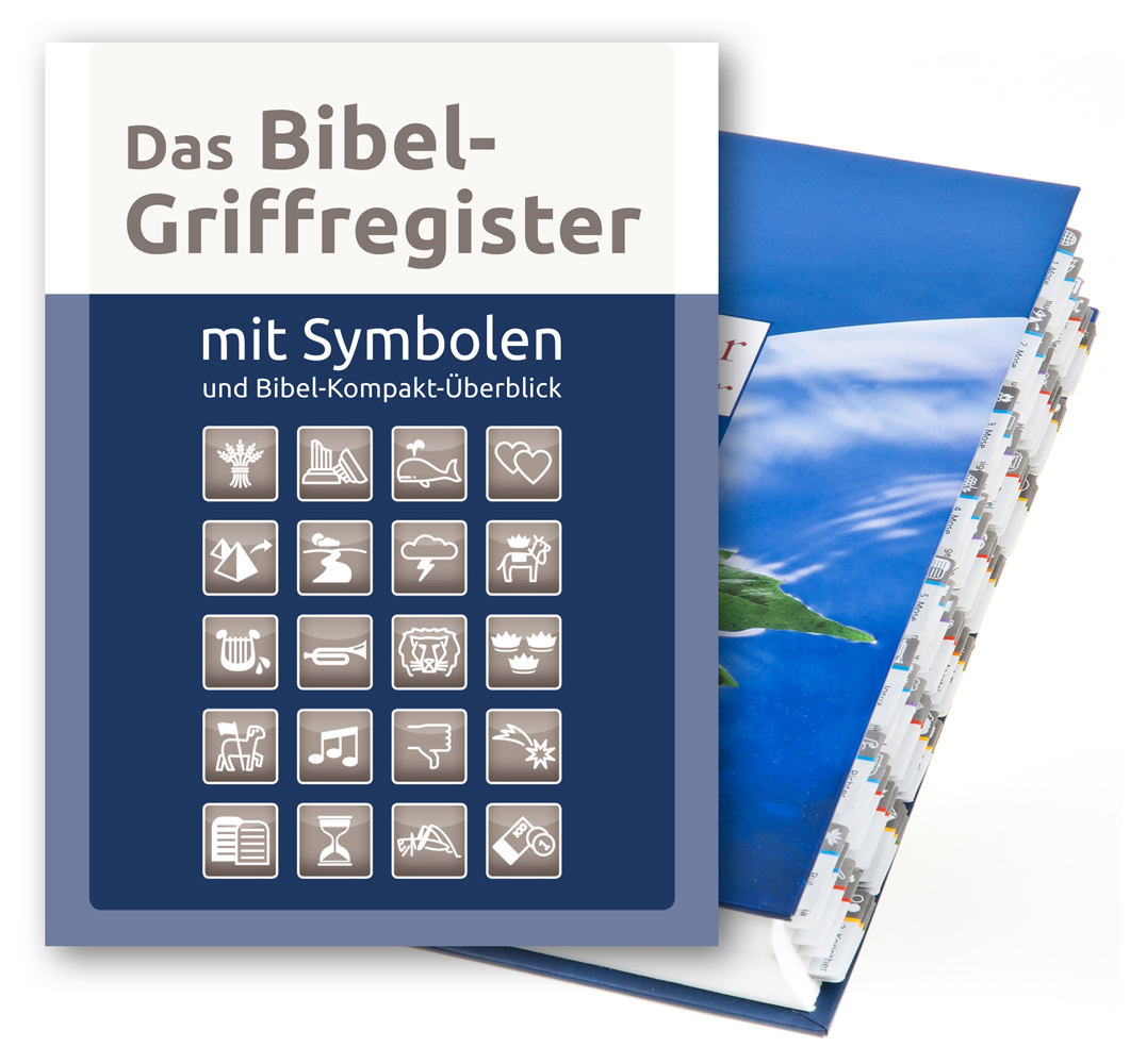 Das Bibel-Griffregister mit Symbolen