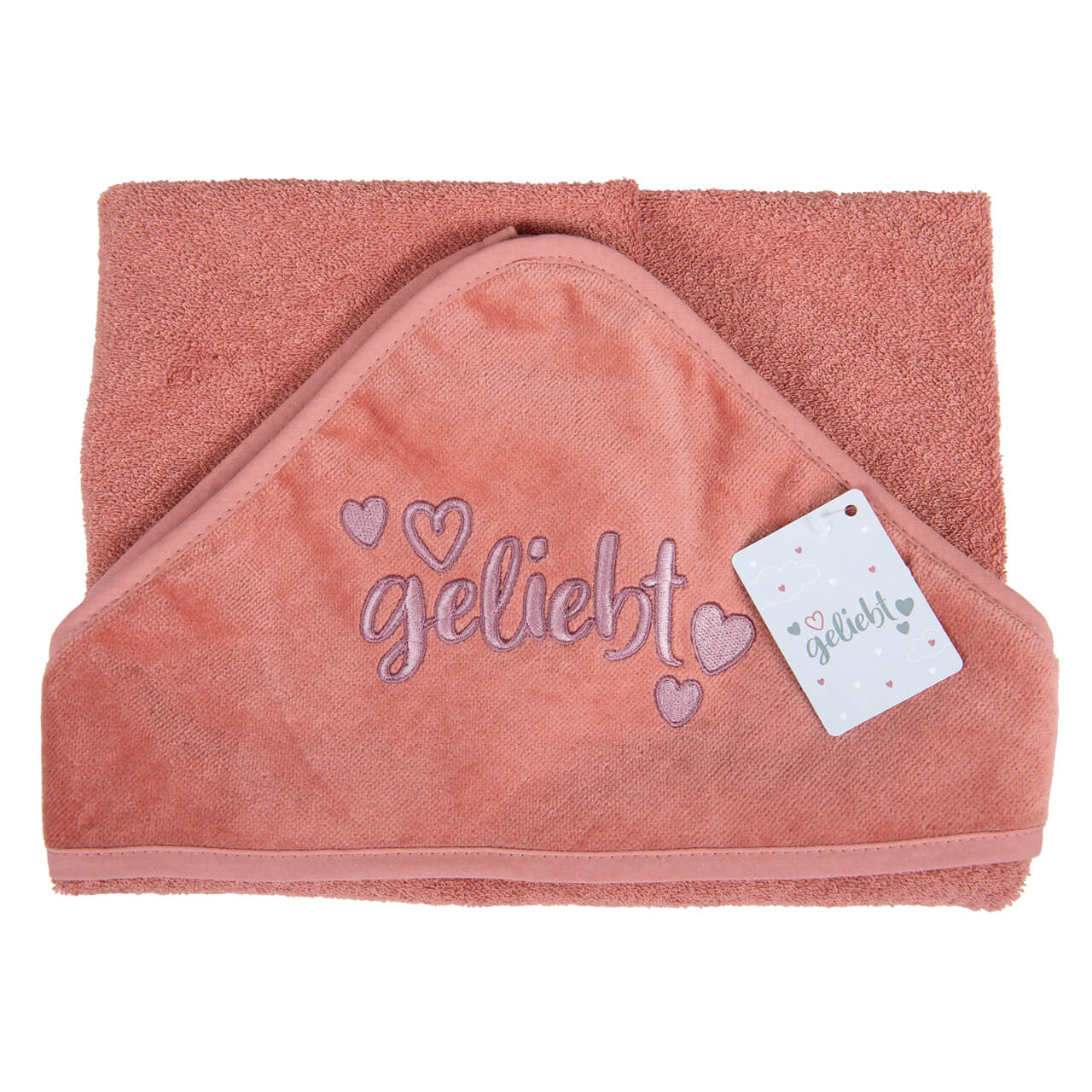 Badetuch - geliebt, altrosa Badetuch - geliebt, altrosa