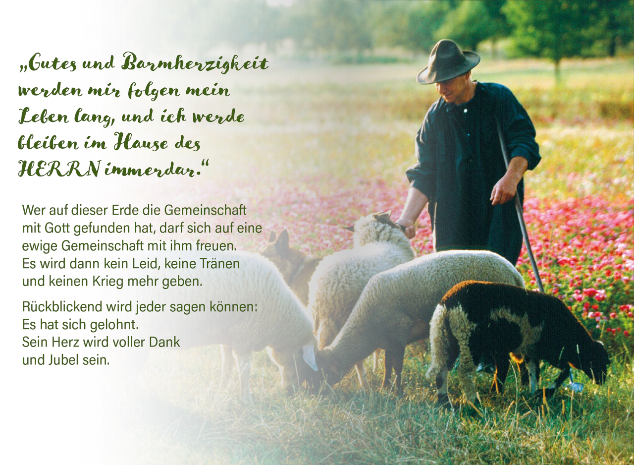 Grußheft Psalm 23