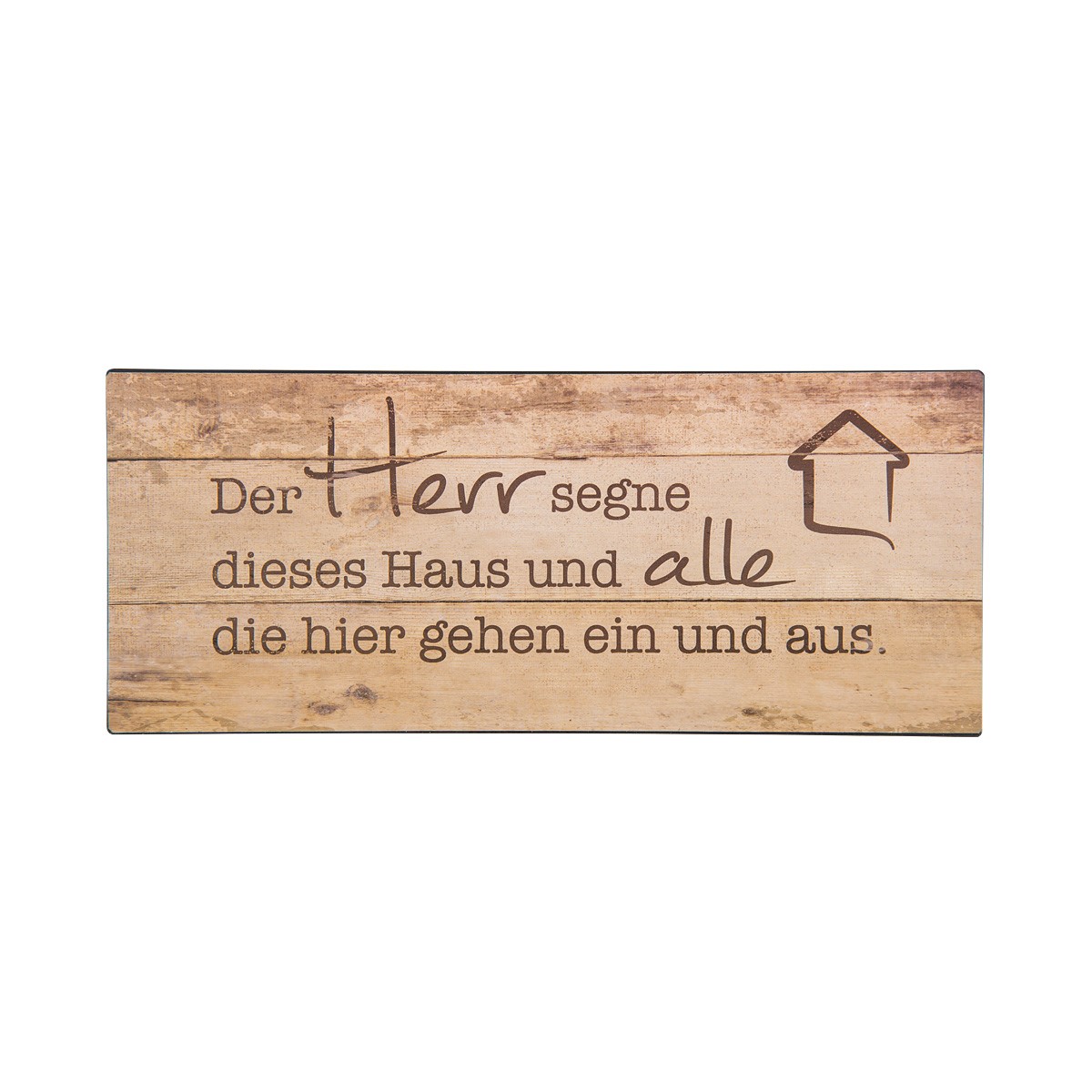 Metallschild-Segen-Deko-Praisent-Metall_Schild_braun-5426 Metallschild - Segen