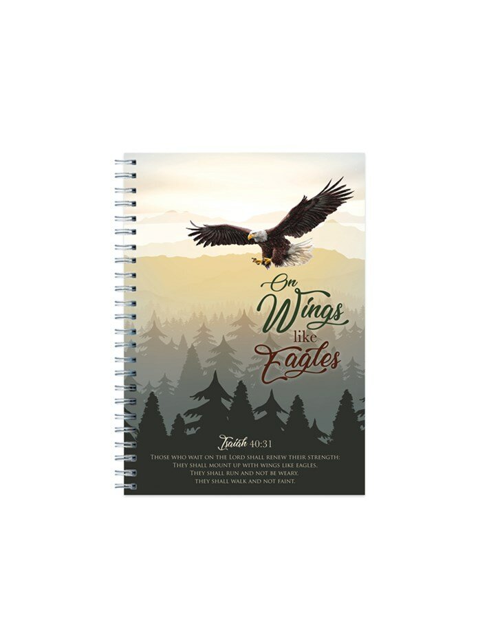 Drahtgebundenes Tagebuch On wings like eagles