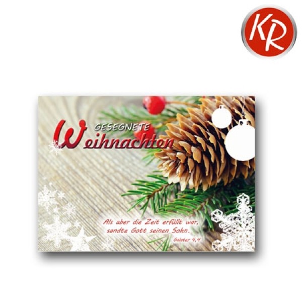 Postkarte - Gesegnete Weihnachten