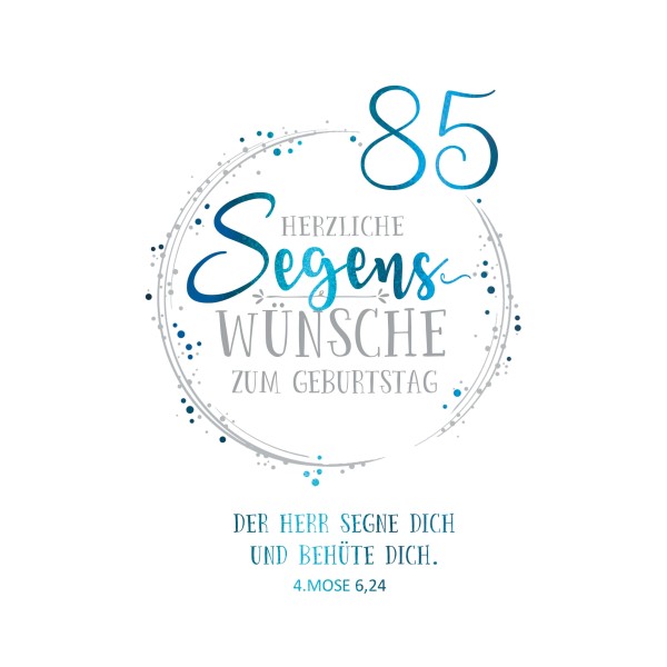Faltkarte - Zahlengeburtstag Faltkarte - Zahlengeburtstag