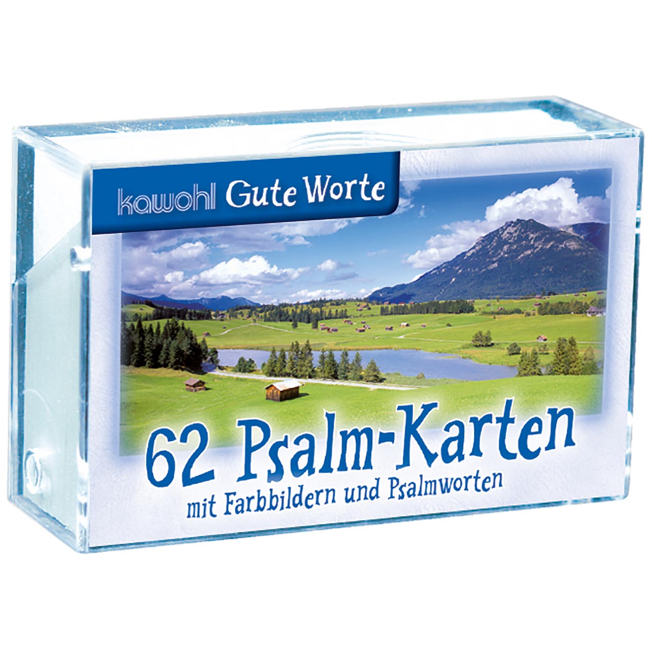 62 Psalm-Karten (Gute-Worte-Box)