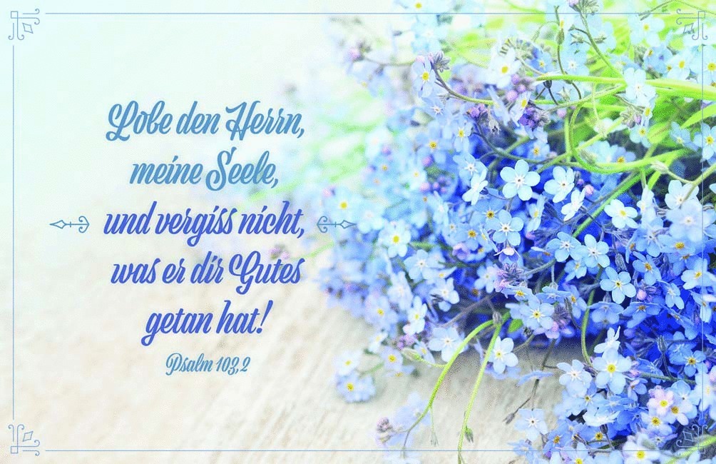 Faltkarte - Lobe den Herrn, meine Seele, Psalm 103,2