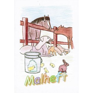 Malheft - Tiere auf dem Bauernhof